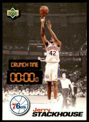 Jerry Stackhouse Basketball Cards 1997 Upper Deck Nestle Crunch Time Prices