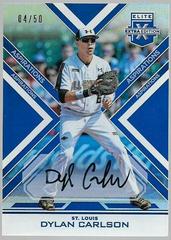 Dylan Carlson [Autograph Aspirations Blue] #33 Baseball Cards 2016 Panini Elite Extra Edition Prices