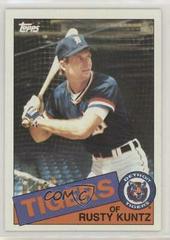 Rusty Kuntz #73 Baseball Cards 1985 Topps Prices