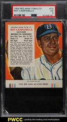 Roy Campanella #13 Baseball Cards 1954 Red Man Tobacco Prices