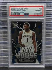Zion Williamson [Blue] #20 Basketball Cards 2022 Panini Donruss Optic My House Prices