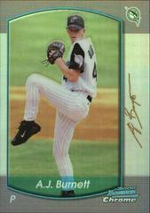 AJ Burnett #235 Baseball Cards 2000 Bowman Chrome Prices