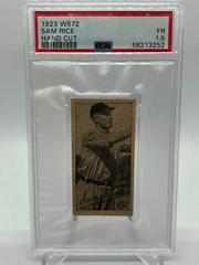 Sam Rice [Hand Cut] Baseball Cards 1923 W572 Prices