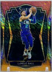 LaMelo Ball [Red White Orange Shimmer] #183 Basketball Cards 2020 Panini Select Prices
