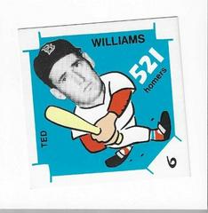 Ted Williams Baseball Cards 1980 Laughlin 300/400/500 Prices