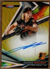 Jackson Holliday [Gold] #B22-JH Baseball Cards 2022 Bowman's Best of Autographs Prices