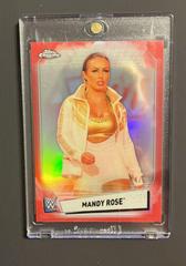 Mandy Rose [Red Refractor] Wrestling Cards 2021 Topps Chrome WWE Prices