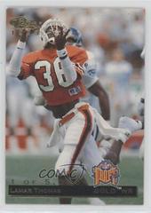 Lamar Thomas [Gold] #52 Football Cards 1993 Classic Prices