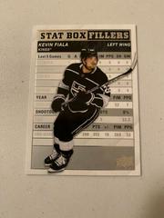 Kevin Fiala #SB-2 Hockey Cards 2023 Upper Deck Stat Box Fillers Prices