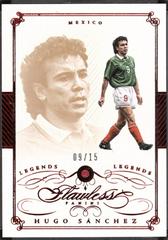 Hugo Sanchez [Ruby] Soccer Cards 2016 Panini Flawless Prices