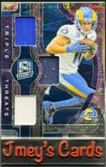 Cooper Kupp [Blue Neon] #14 Football Cards 2023 Panini Spectra Triple Threat Prices