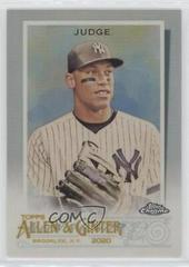 Aaron Judge [Refractor] #13 Baseball Cards 2020 Topps Allen & Ginter Chrome Prices