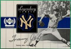 Tommy John Baseball Cards 2000 Upper Deck Yankees Legends Legendary Lumber Prices
