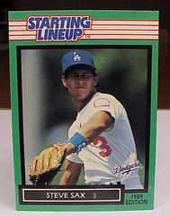 Steve Sax Baseball Cards 1989 Kenner Starting Lineup Prices