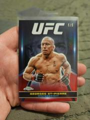 Georges St-Pierre [Red Refractor] #SUG-3 Ufc Cards 2024 Topps Chrome UFC Supergiant Prices