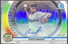 Sixto Sanchez [Autograph] Baseball Cards 2020 Bowman Chrome Scouts' Top 100 Prices