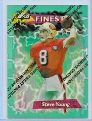 Steve Young [Refractor] #175 Football Cards 1995 Topps Finest Boosters Prices