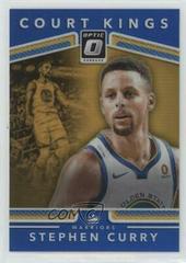 Stephen Curry [Blue] Basketball Cards 2017 Panini Donruss Optic Court Kings Prices