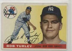 Bob Turley #38 Baseball Cards 1955 Topps Prices