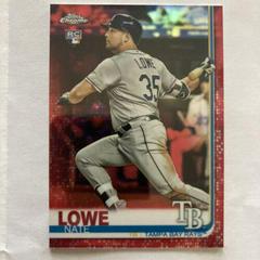 Nate Lowe [Red Refractor] #23 Baseball Cards 2019 Topps Chrome Update Prices