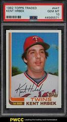 Kent Hrbek #44T Baseball Cards 1982 Topps Traded Prices