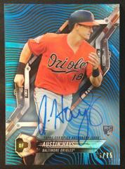 Austin Hays [Autograph Blue] Baseball Cards 2018 Topps High Tek Prices