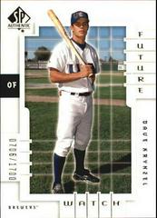Dave Krynzel #150 Baseball Cards 2000 SP Authentic Prices