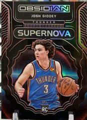 Josh Giddey [Red] Basketball Cards 2021 Panini Obsidian Supernova Prices