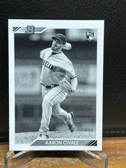 Aaron Civale [Black & White] #40 Baseball Cards 2020 Bowman Heritage Prices