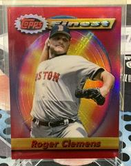 Roger Clemens [Red Refractor] #214 Baseball Cards 2021 Topps Finest Flashbacks Prices