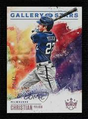 Christian Yelich [Silver] Baseball Cards 2022 Panini Diamond Kings Gallery of Stars Prices
