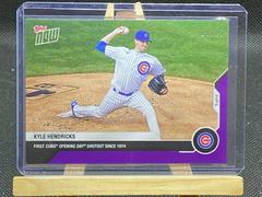 Kyle Hendricks [Purple] #9 Baseball Cards 2020 Topps Now Prices