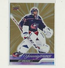 Jet Greaves [Outburst Gold] #246 Hockey Cards 2023 Upper Deck Prices