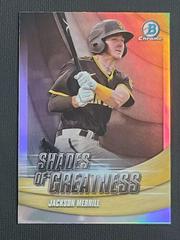 Jackson Merrill #SG-14 Baseball Cards 2022 Bowman Chrome Shades of Greatness Prices