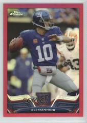 Eli Manning [Pink Refractor] Football Cards 2013 Topps Chrome Prices