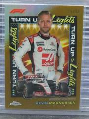 Kevin Magnussen [Gold Refractor] #TUTL-KM Racing Cards 2023 Topps Chrome Formula 1 Turn Up the Lights Prices