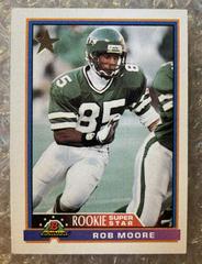 Rob Moore Football Cards 1991 Bowman Prices