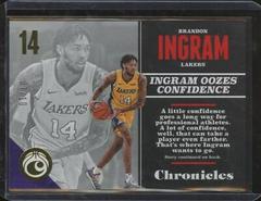 Brandon Ingram [Gold] #32 Basketball Cards 2017 Panini Chronicles Prices