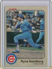 Ryne Sandberg #507 Baseball Cards 1983 Fleer Prices