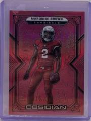 Marquise Brown [Red Flood] #2 Football Cards 2022 Panini Obsidian Prices