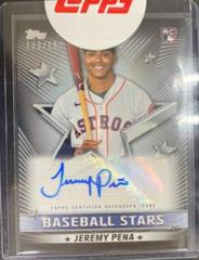 Jeremy Pena #BSA-JPE Baseball Cards 2022 Topps Update Stars Autographs Prices