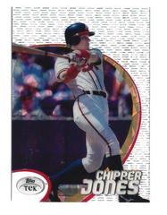 Chipper Jones [Pattern 74] #19 Baseball Cards 1998 Topps Tek Prices