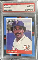Jim Rice #215 Baseball Cards 1988 Leaf Prices