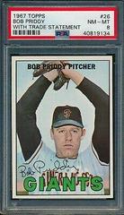 Bob Priddy [With Trade Statement] Baseball Cards 1967 Topps Prices