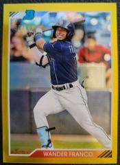 Wander Franco [Gold Refractor] #WF Baseball Cards 2020 Bowman Heritage Chrome Prospects Prices