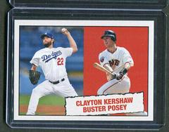 Clayton Kershaw, Buster Posey #32 Baseball Cards 2019 Topps Throwback Thursday Prices