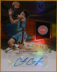 Cade Cunningham [Tie Dye] #IFS-CCH Basketball Cards 2022 Panini Select In Flight Signatures Prices