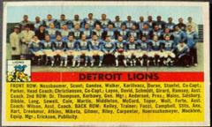 Detroit Lions Football Cards 1956 Topps Prices