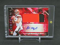 Baker Mayfield Football Cards 2018 Panini Origins Rookie Autographs Prices