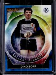 Dino Zoff [Blue] Soccer Cards 2022 Topps Merlin Chrome UEFA Club Competitions Ageless Alchemy Prices